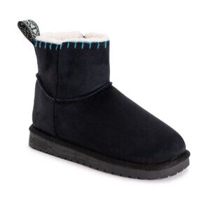 MUK LUKS Women's Tatum Comfort Boots Size 7M, NAVY